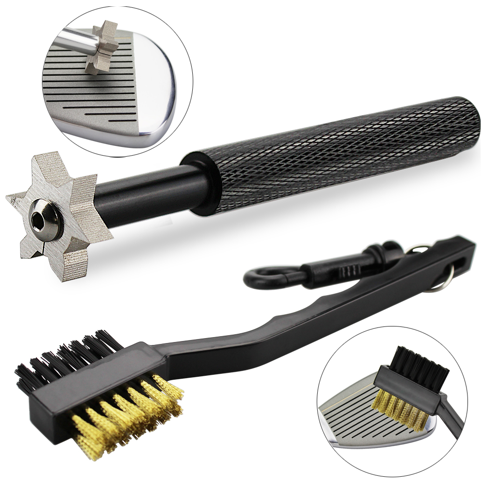 Golf Equipment Kit - 2 Buah/Set Sikat Klub Golf Alat