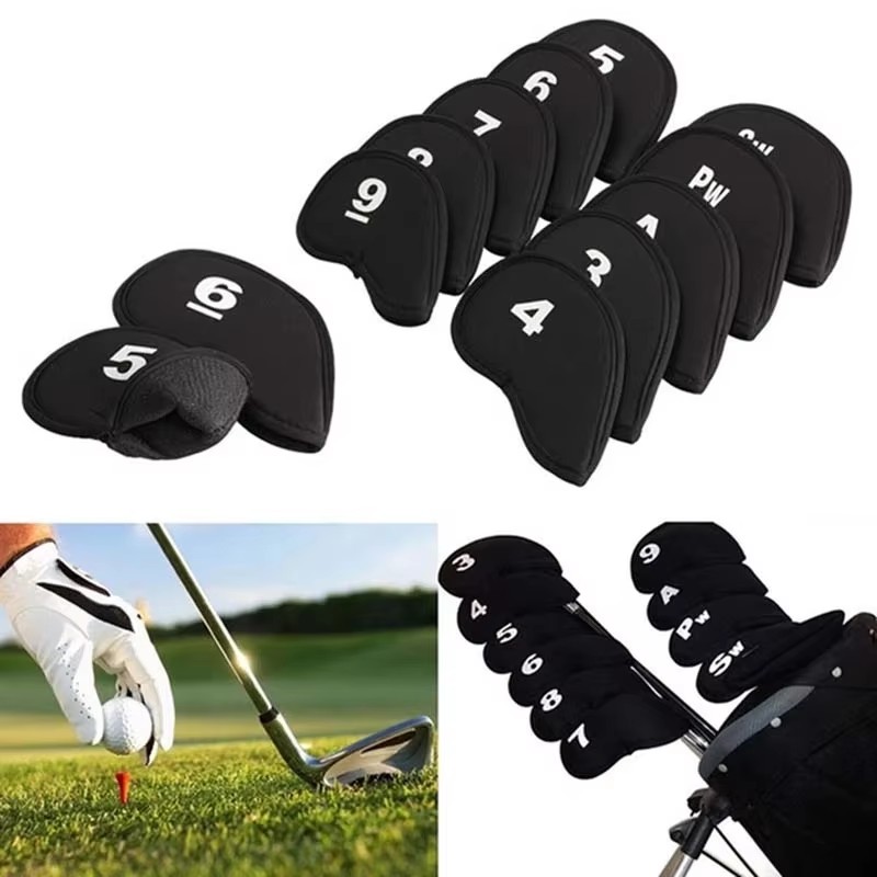 Golf Equipment Kit - 10 Buah Penutup Kepala Besi Klub