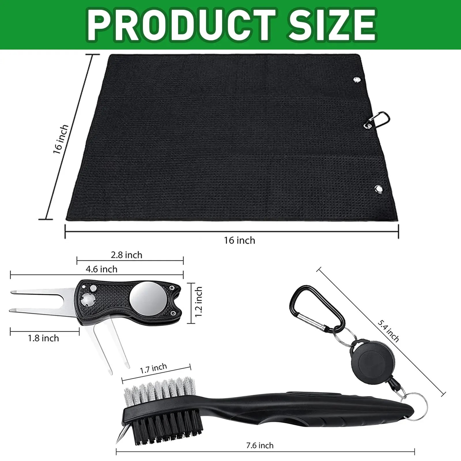 Kit Lengkap Pembersih Klub Gol - Golf Equipment Kit ulasan dan harga